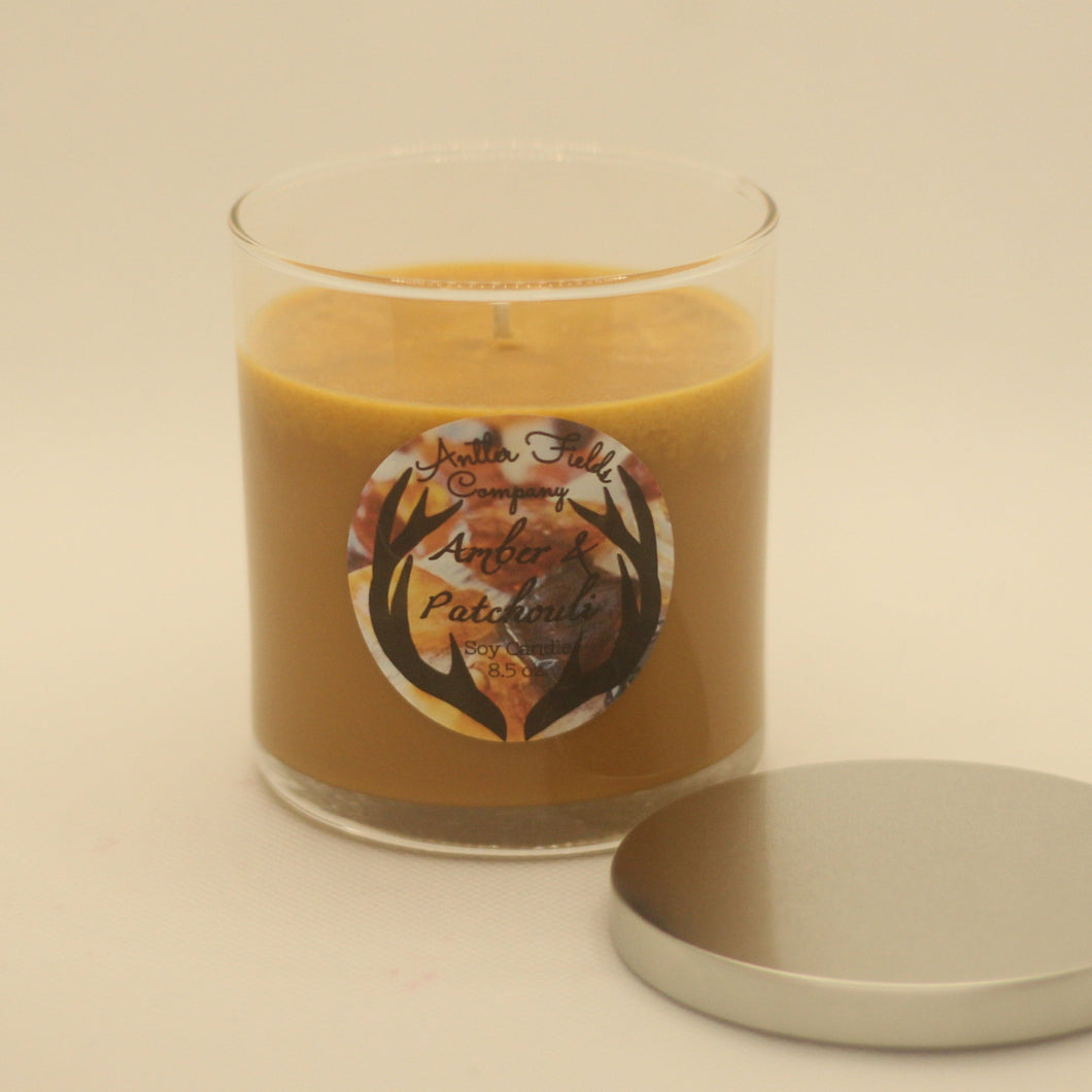 Amber & Patchouli Soy Candle