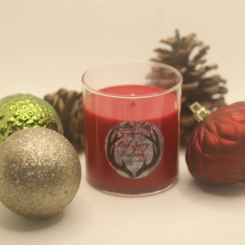 Red Berry Balsam Soy Candle